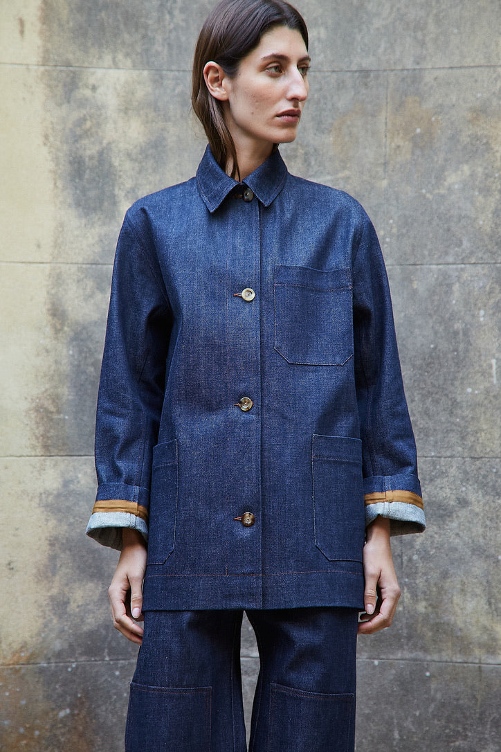 Selvedge Denim Chore Jacket.