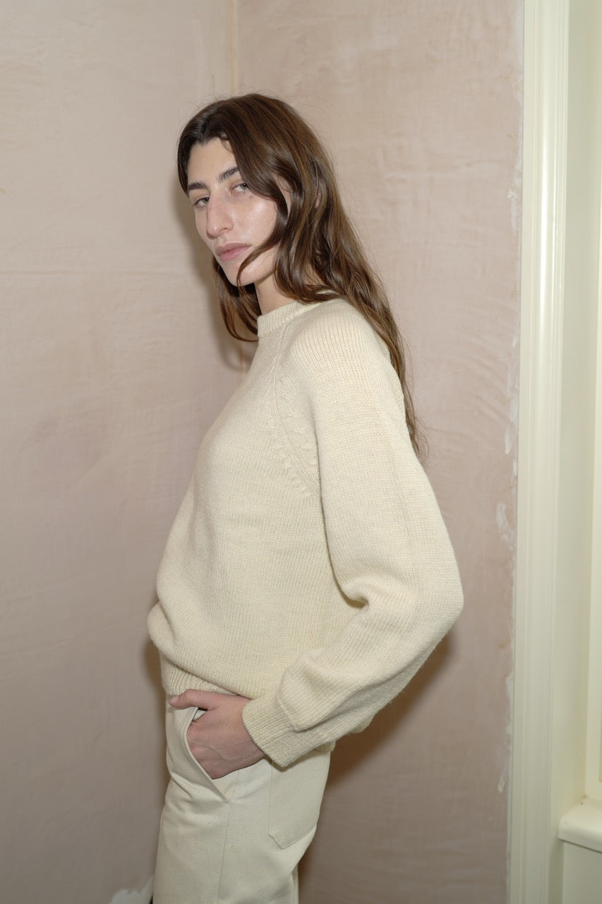 Fishmerman's Jumper in Ecru.